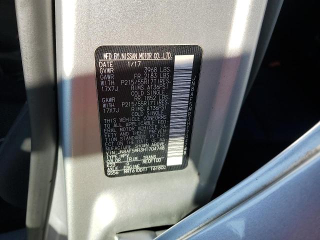 2017 NISSAN JUKE S - JN8AF5MR3HT704748