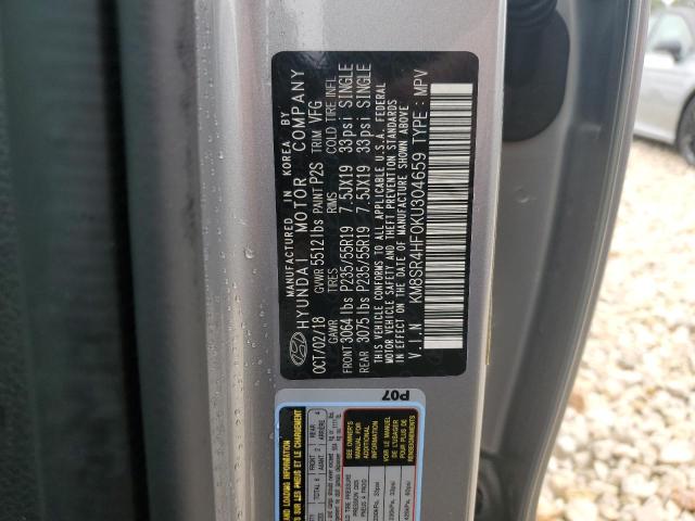 2019 HYUNDAI SANTA FE X - KM8SR4HF0KU304659