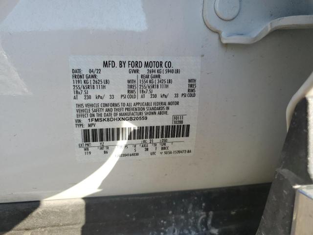 2022 FORD EXPLORER X #2857924014