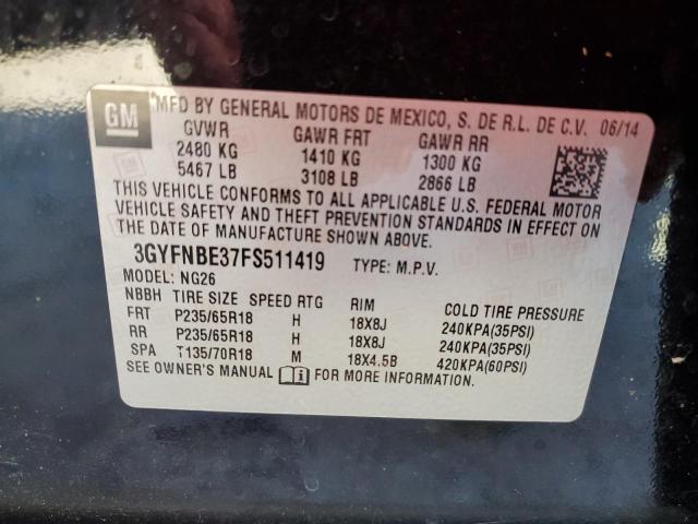 2015 CADILLAC SRX LUXURY - 3GYFNBE37FS511419