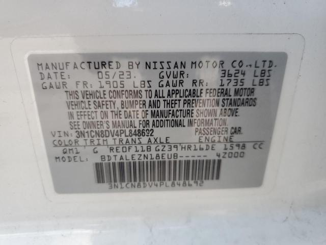 2023 NISSAN VERSA S - 3N1CN8DV4PL848692