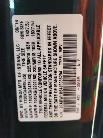 2018 HONDA CR-V EXL - 7FARW1H84JE038294