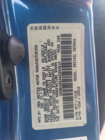 1NXBU4EE4AZ334613 Auction: COPART Lot: 76285733 Location: HI - HONOLULU 1NXBU4EE4AZ334613 TOYOTA COROLLA 2010 BLUE Photo 12