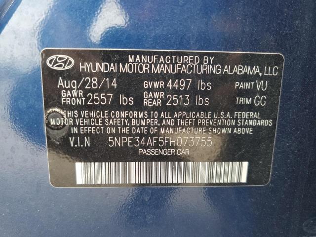 5NPE34AF5FH073755 Hyundai Sonata Sport