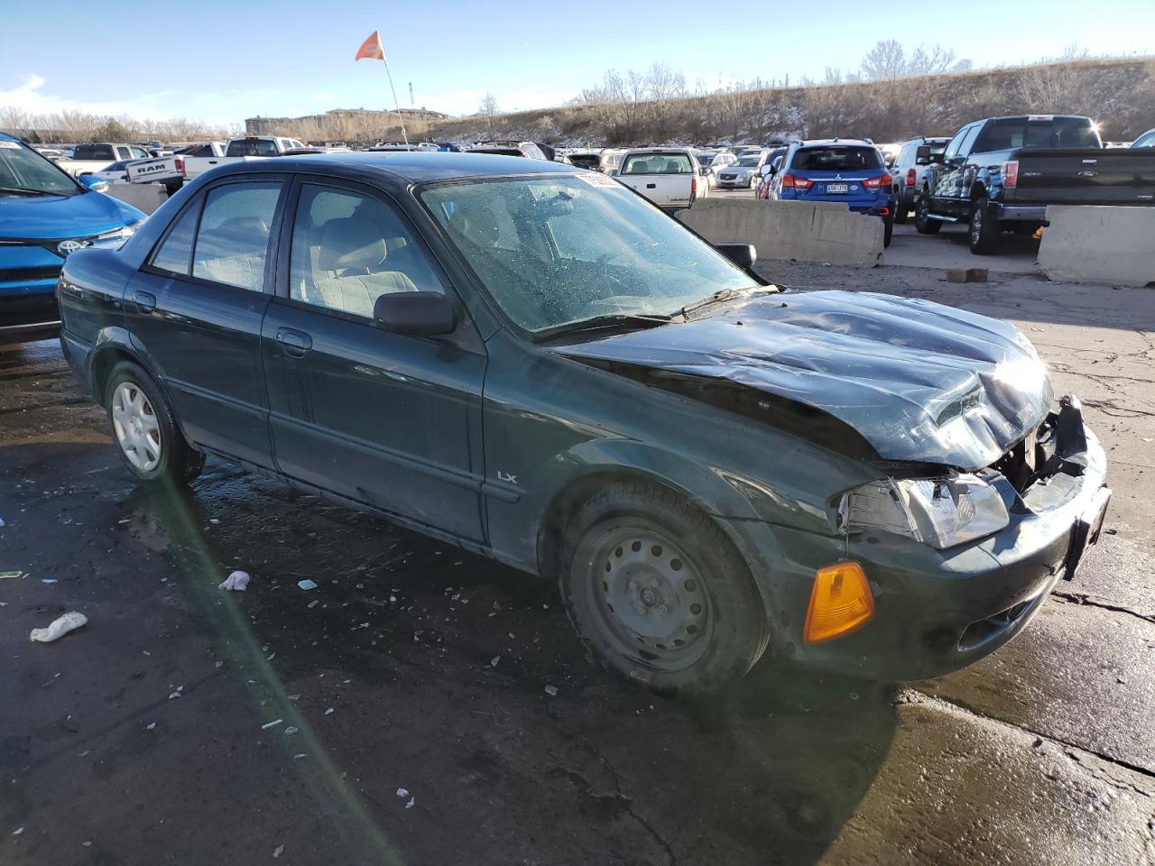 Lot #2936207186 1999 MAZDA PROTEGE DX