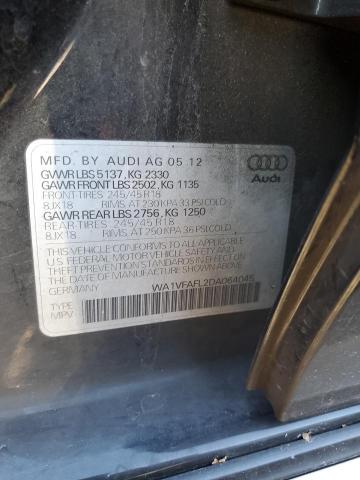 WA1VFAFL2DA064045 2013 AUDI A4, photo no. 12