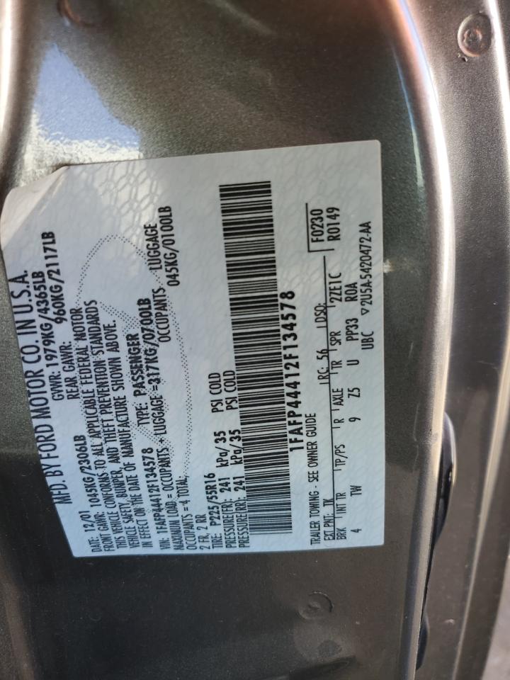 1FAFP44412F134578 2002 Ford Mustang