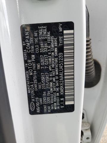 2020 HYUNDAI KONA SEL P - KM8K62AA4LU451239