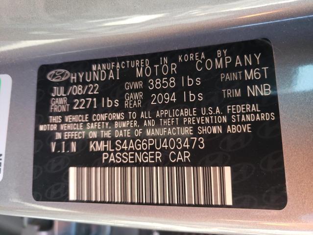 KMHLS4AG6PU403473 | 2023 HYUNDAI ELANTRA SE