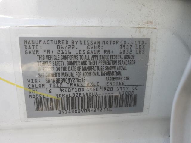 2022 NISSAN SENTRA S - 3N1AB8BV0NY278516