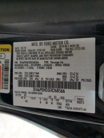 3FA6P0HD3ER268566 | 2014 FORD FUSION SE