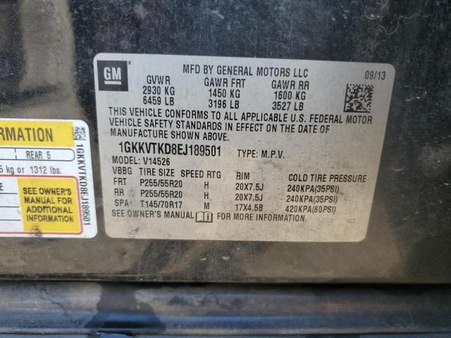 1GKKVTKD8EJ189501 GMC Acadia Denali