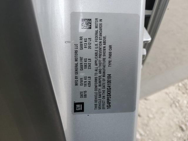 1G4PP5SKXG4106184 Buick Verano