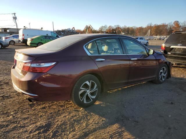  HONDA ACCORD 2016 Бургунді