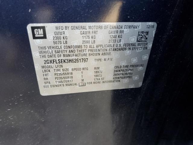 2017 GMC TERRAIN SL - 2GKFLSEK3H6261797