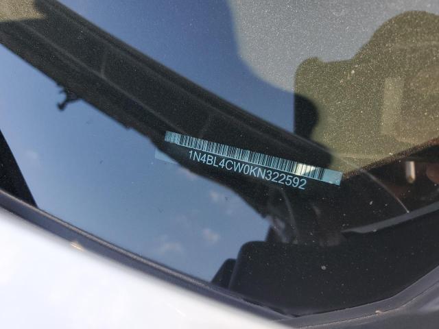 1N4BL4CW0KN322592 Nissan ALTIMA SR