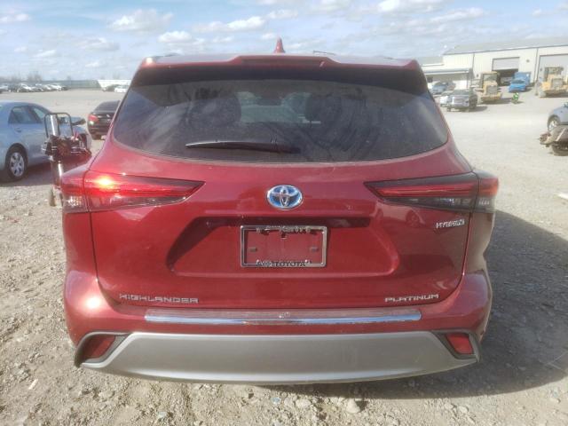 VIN 5TDEBRCH8MS036236 2021 Toyota Highlander, Hybri... no.6