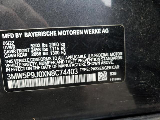 2022 BMW 330XE - 3MW5P9J0XN8C74403
