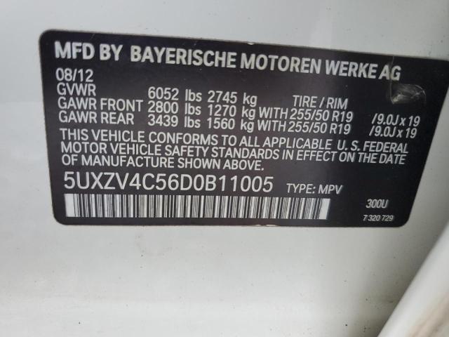 VIN 5UXZV4C56D0B11005 2013 BMW X5, Xdrive35I no.12