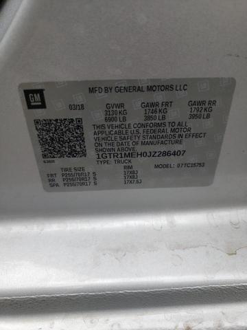 2018 GMC SIERRA C15 - 1GTR1MEH0JZ286407