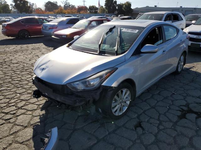 Lot #2521652604 2015 HYUNDAI ELANTRA SE salvage car