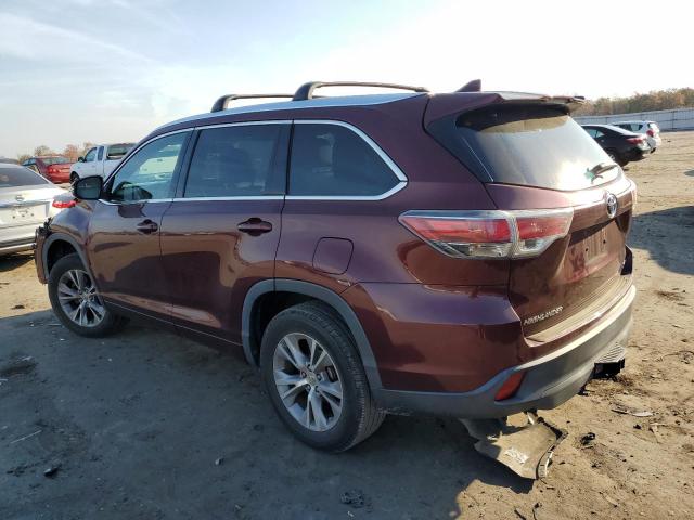 VIN 5TDKKRFH7ES031464 2014 Toyota Highlander, Xle no.2