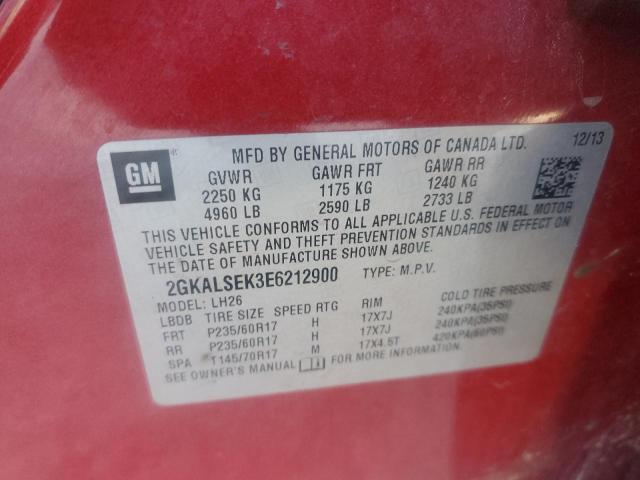 2GKALSEK3E6212900 GMC Terrain Slt