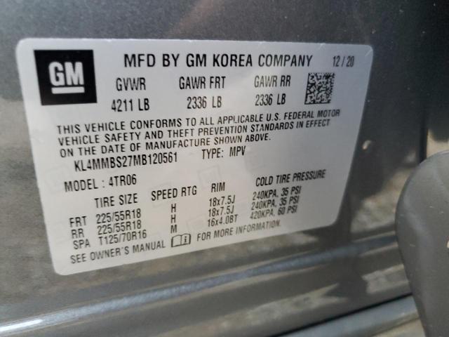 KL4MMBS27MB120561 | 2021 BUICK ENCORE GX