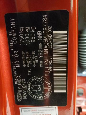 2021 HYUNDAI ELANTRA SE - KMHLM4AG6MU097784