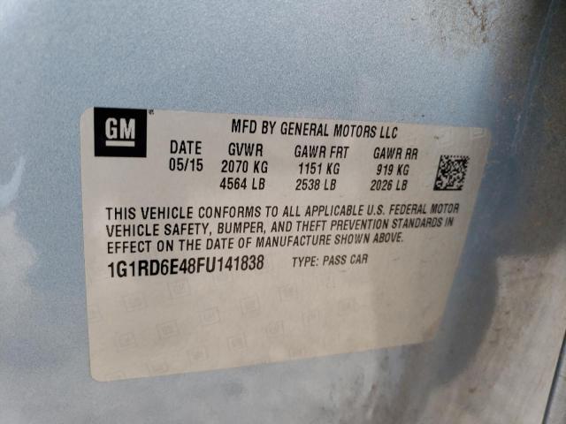 VIN 1G1RD6E48FU141838 2015 Chevrolet Volt no.13