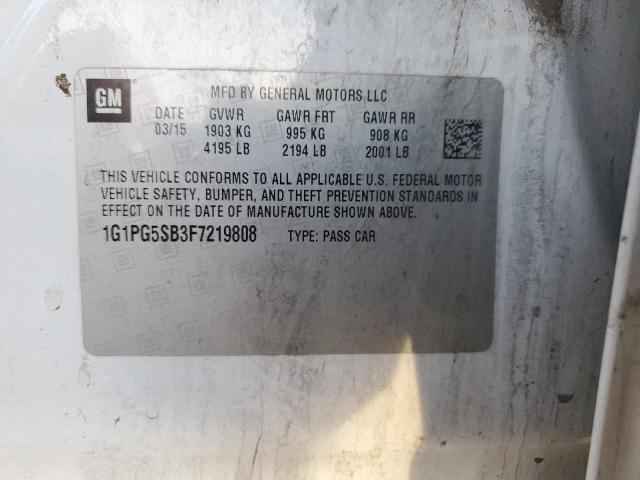 2015 CHEVROLET CRUZE LTZ - 1G1PG5SB3F7219808