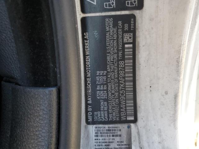 2019 BMW 440XI WBA4W9C57KAF98788
