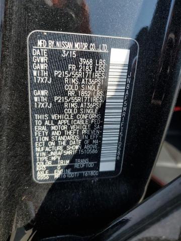 2015 NISSAN JUKE S - JN8AF5MR1FT510586