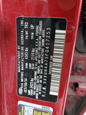 5XXGN4A75FG417253 KIA OPTIMA EX