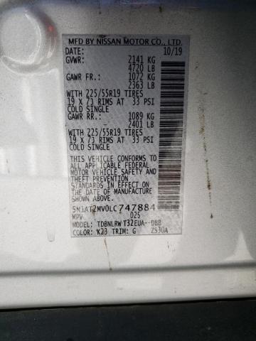2020 NISSAN ROGUE S - 5N1AT2MV0LC747884
