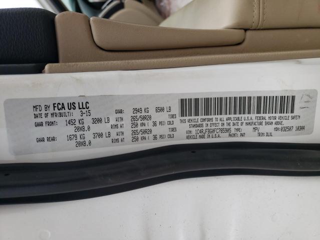 1C4RJFBG0FC785905 Jeep Grand Cherokee Limited