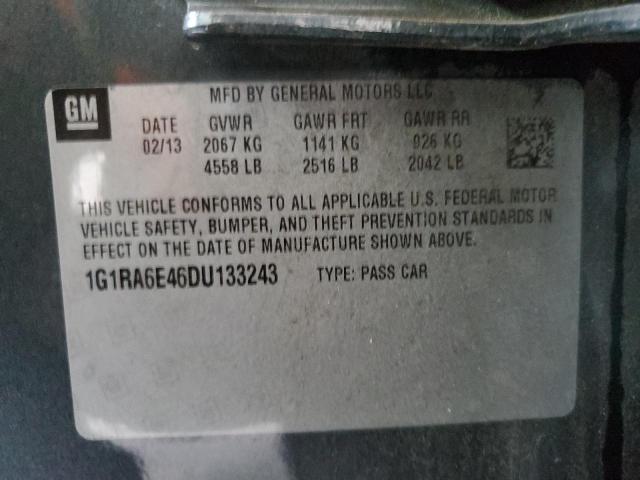 VIN 1G1RA6E46DU133243 2013 Chevrolet Volt no.12