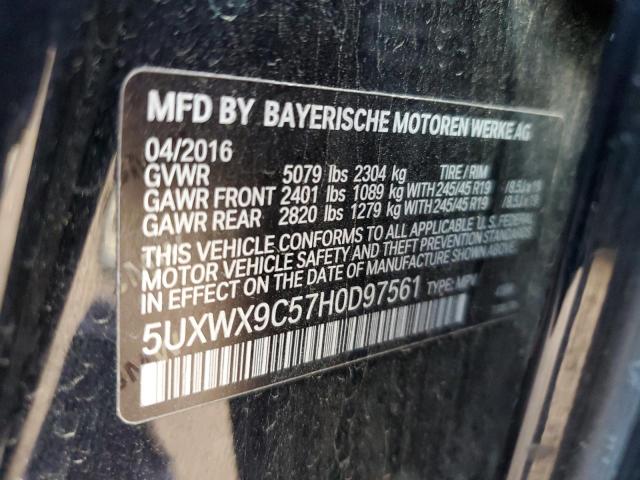 5UXWX9C57H0D97561 2017 BMW X3, photo no. 12