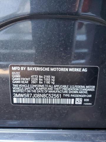 3MW5R7J08N8C52561 BMW 3 Series 330XI 10