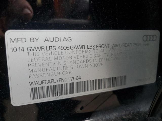 WAUFFAFL7FN017564 2015 AUDI A4, photo no. 12