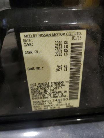1N4AL3AP6FC244550 Nissan ALTIMA 2.5