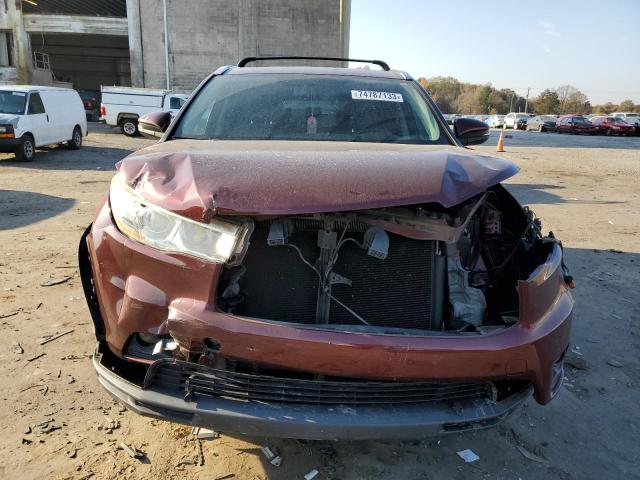 VIN 5TDKKRFH7ES031464 2014 Toyota Highlander, Xle no.5