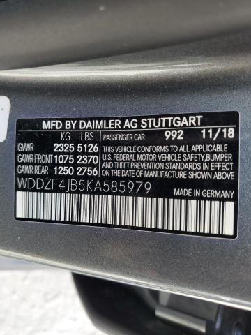 VIN WDDZF4JB5KA585979 2019 Mercedes-Benz E-Class, 300 no.13