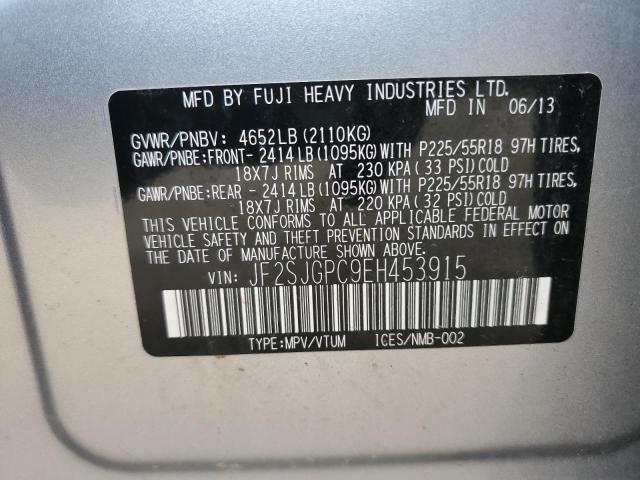 JF2SJGPC9EH453915 Subaru Forester 2.0xt Touring