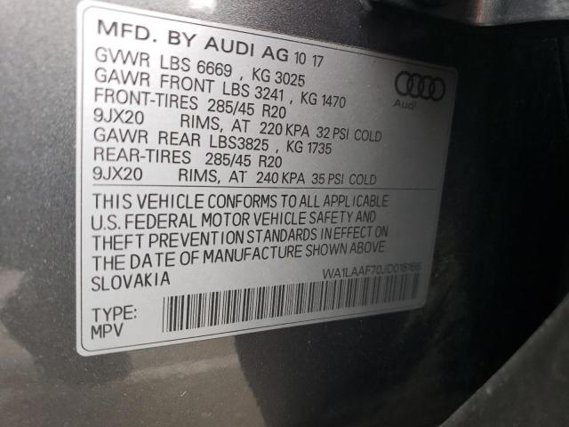 VIN WA1LAAF70JD018166 2018 Audi Q7, Premium Plus no.14