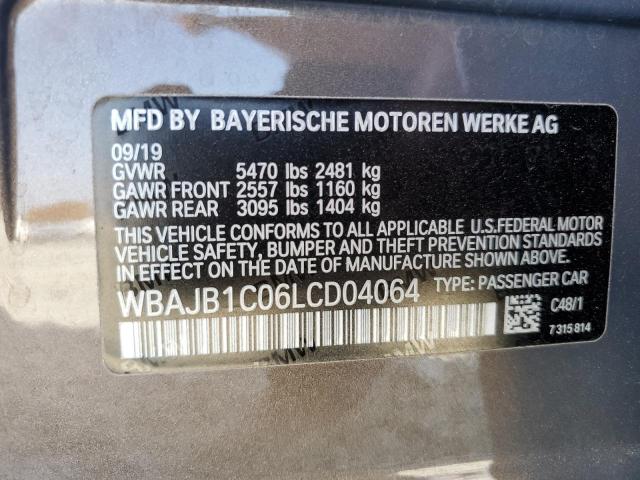 2020 BMW 530XE WBAJB1C06LCD04064