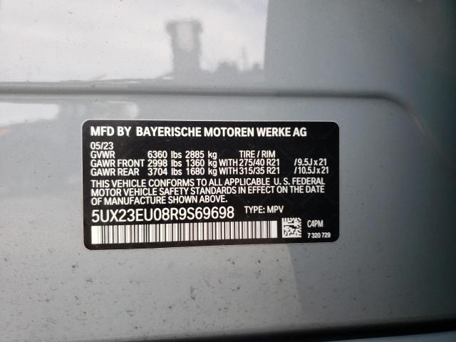 2024 BMW X5 XDRIVE4 - 5UX23EU08R9S69698