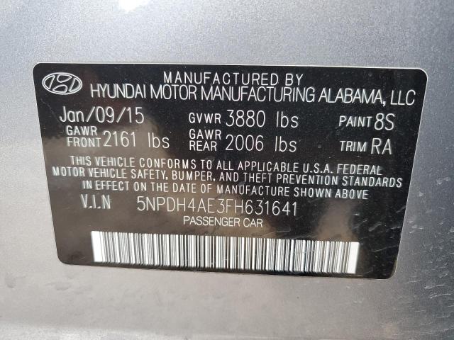 2015 HYUNDAI ELANTRA SE - 5NPDH4AE3FH631641