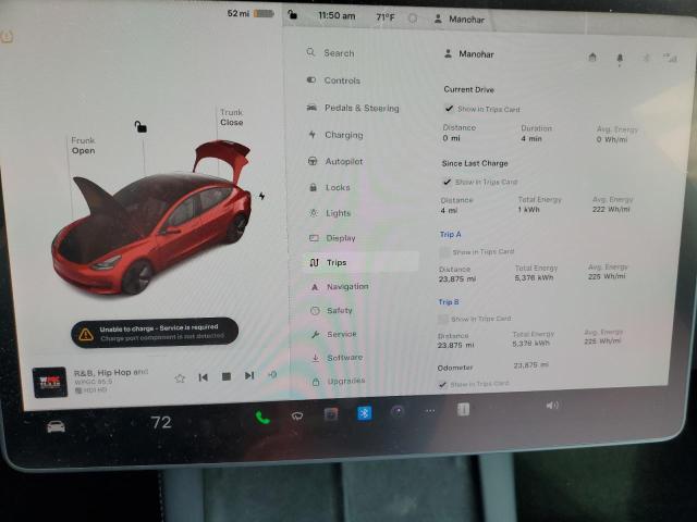 5YJ3E1EA7NF169947 | 2022 TESLA MODEL 3