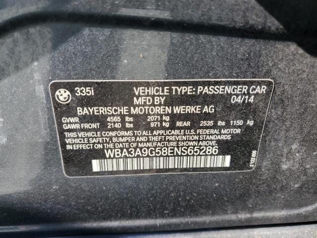 WBA3A9G58ENS65286 BMW 335 I